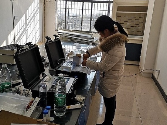 湖南新化县农副产品市场购入食品检测仪器